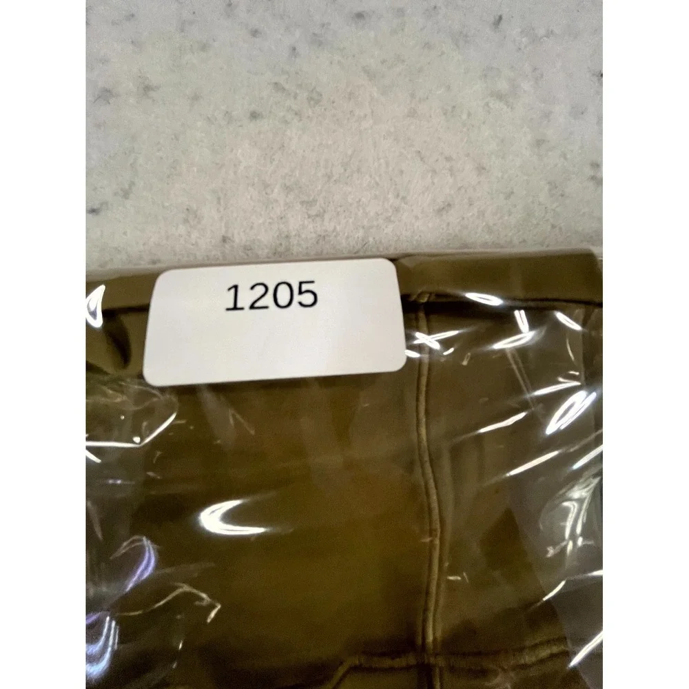 Offline By Aerie Leggings Womens Large Olive Green High Rise 7/8‎ Pocket Yoga